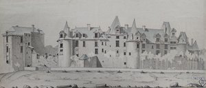 The Château of Châteaubriant by Eugène Viollet-le-Duc by Eugène Viollet le Duc